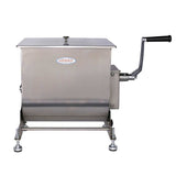 HAKKA Tilt Tank Manual Meat Mixers 10 Liter/20lb Capacity,Sausage Mixer Machine