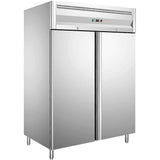 1150L Double Door Upright Freezer Commercial Refrigerator Temp : -18 ~-22℃