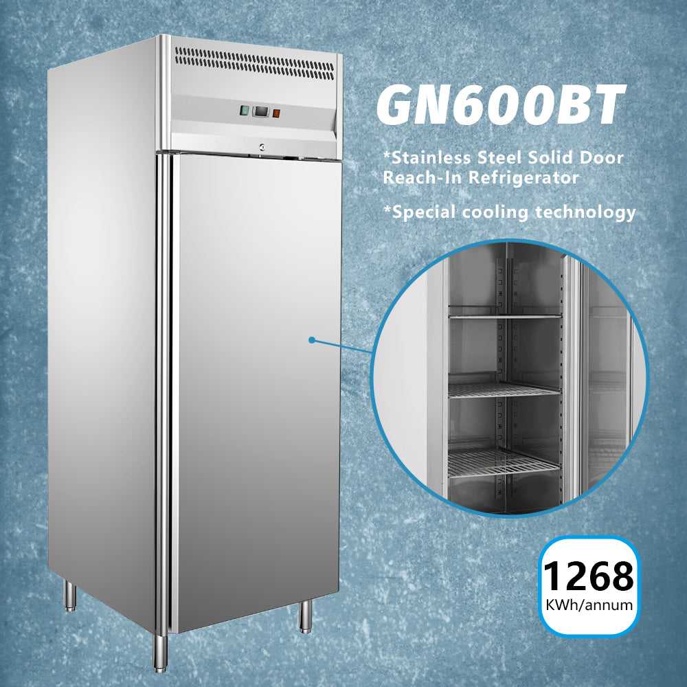 Single Door Refrigerated Frezzer Commercial Refrigerator For