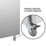 530L Single Door Upright Freezer Commercial Refrigerator Temp : -18 ~-22℃