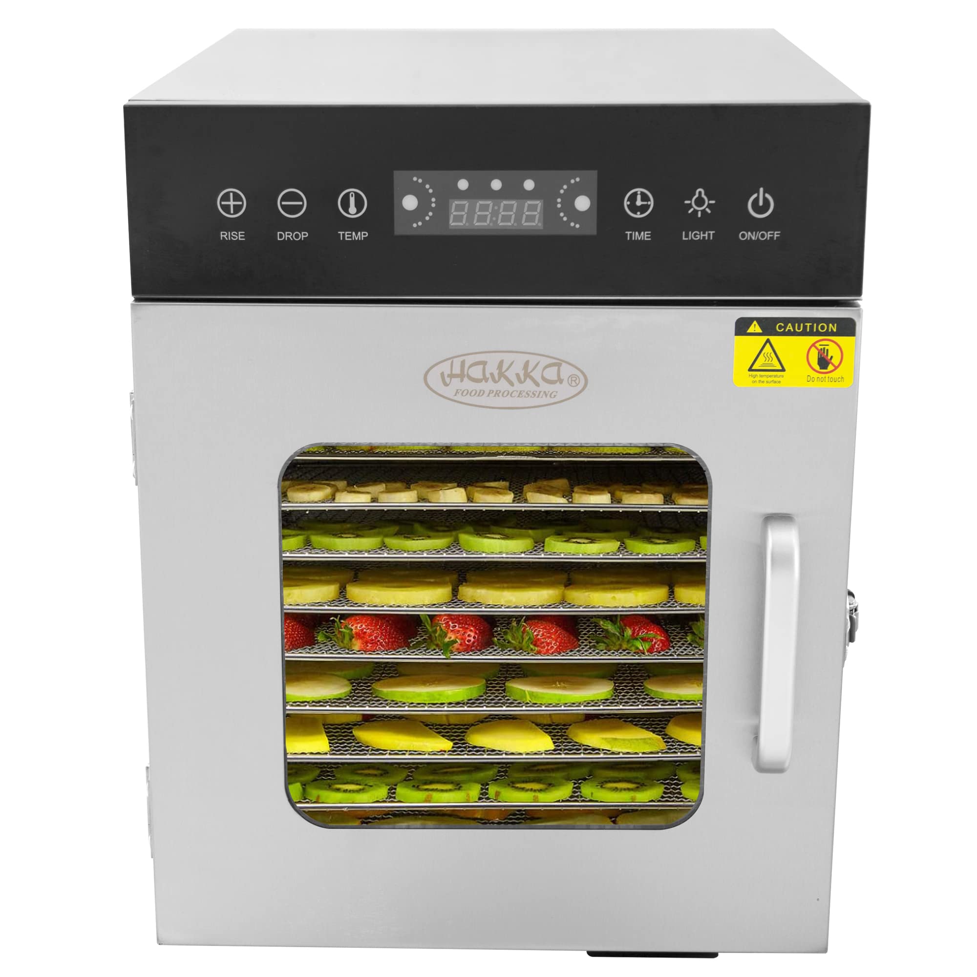 Hakka Food Dehydrator Machine, 10 Trays Stainless Steel Food Dryer Ele –  Hakka Brothers Corp