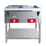 EasyRose Electric Steam Table Food Warmer, 2-Pot Countertop Steam Table Stainless Steel Catering Food Warmers for Parties/Buffet/Catering/Restaurants, 120V/1000W