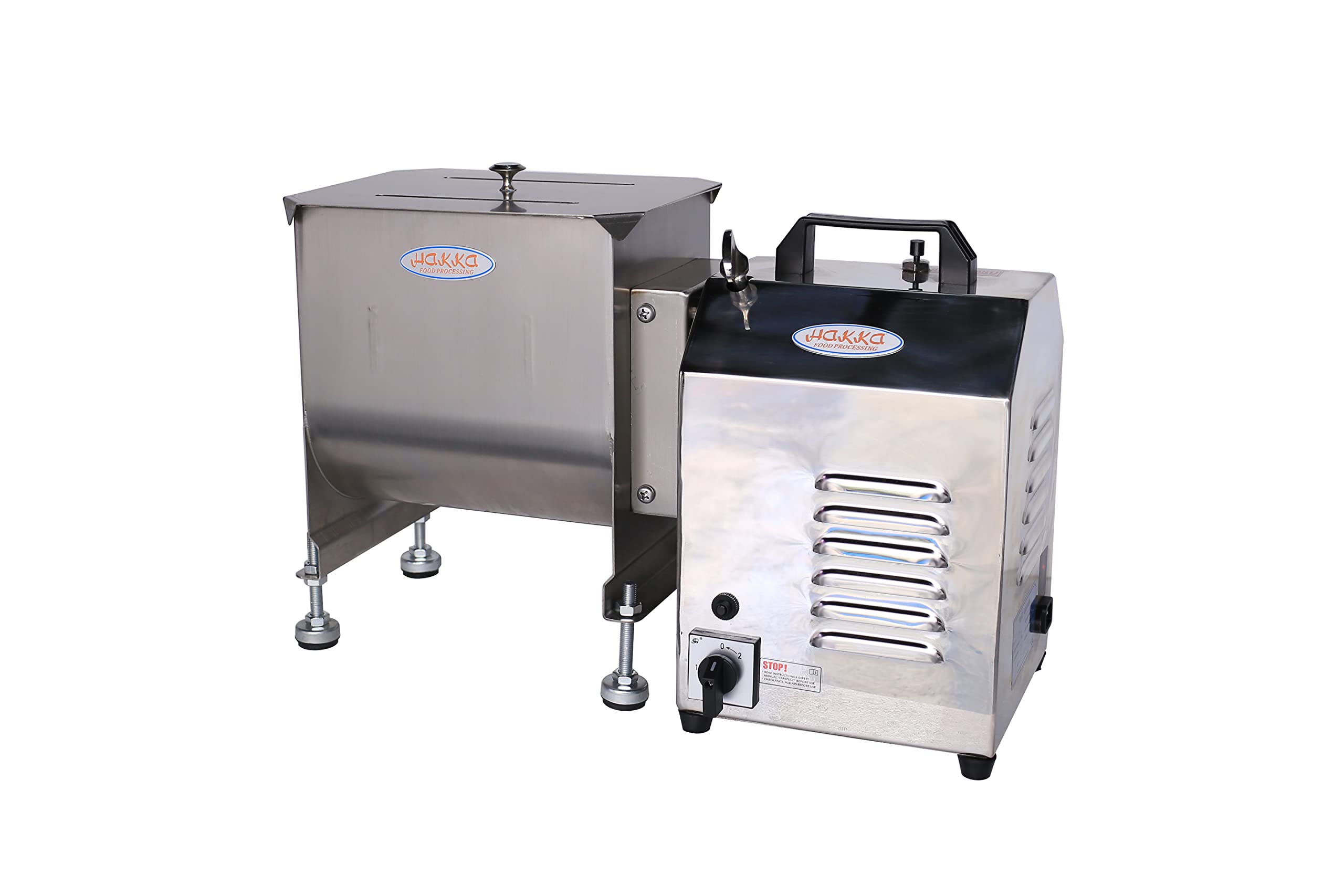 Hakka? 40-Pound capacity Tank Stainless Steel Manual Meat Mixer (Mixing  Maximum 30-Pound for Meat) 