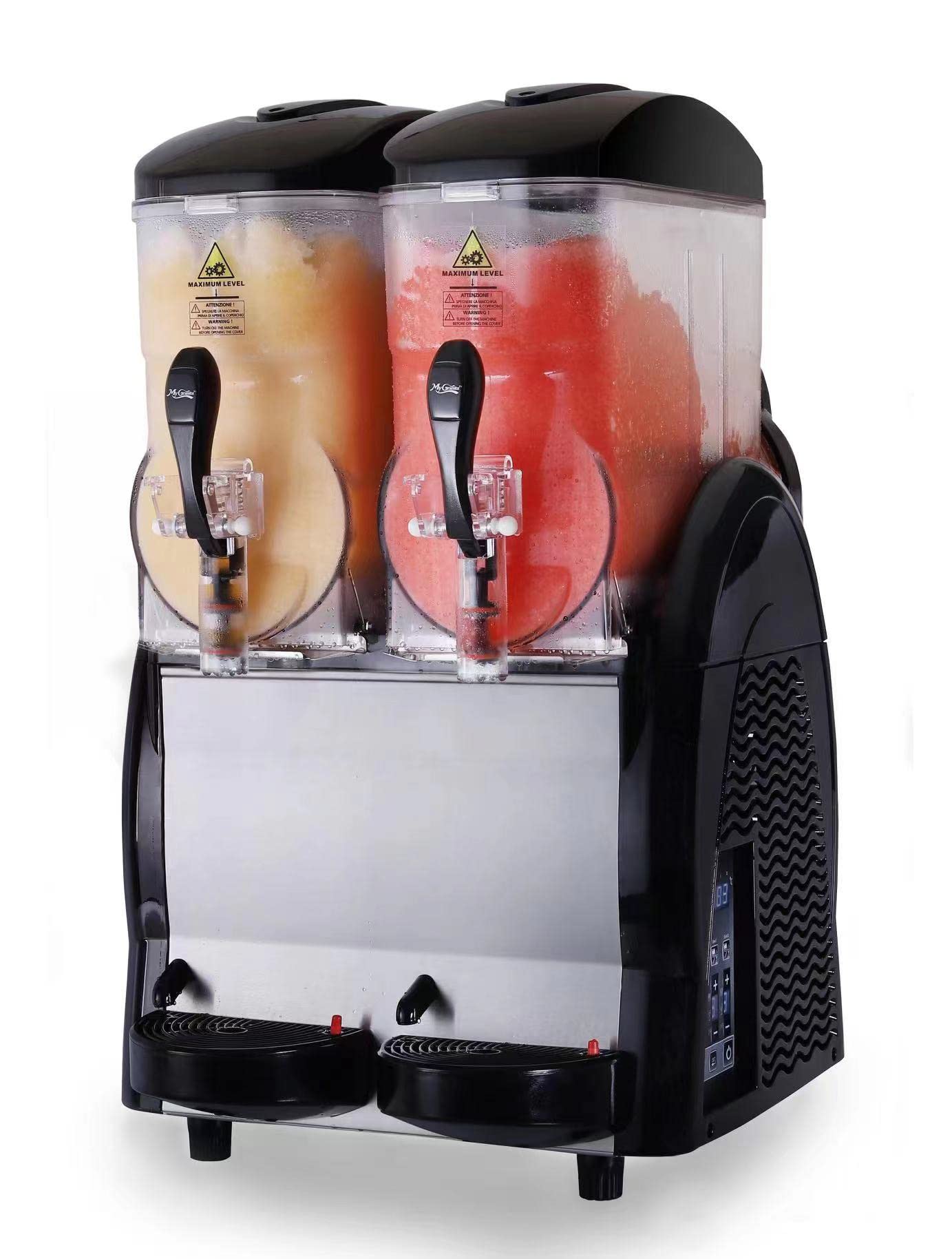 Slush Machine Shop Hakka Brothers Commercial Slushy Machine, Dual 2.6 Gallon Frozen Bever ...