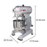 Hakka Commercial Planetary Mixers 4 Funtion Stainless Steel Food Mixer (10 Quart (M10A-4))
