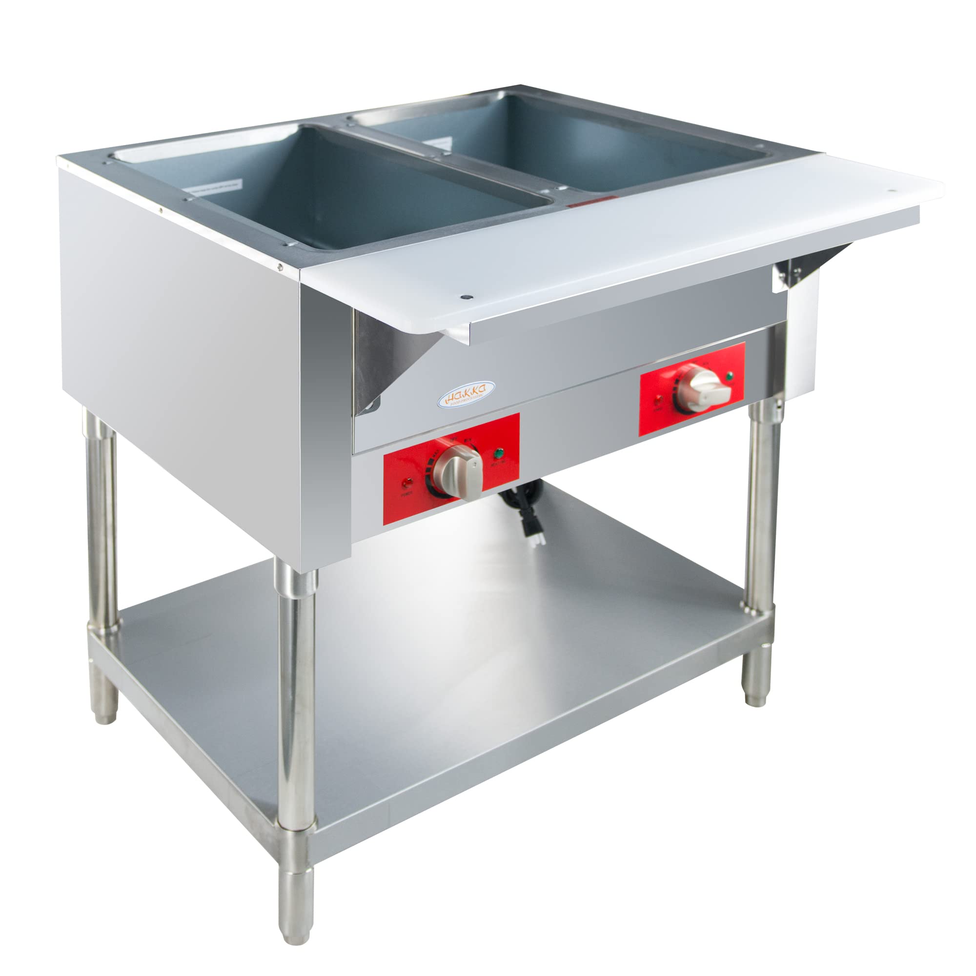 EasyRose Electric Steam Table Food Warmer, 2-Pot Countertop Steam Tabl –  Hakka Brothers Corp