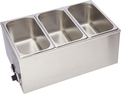 EasyRose Bothers Commercial Countertop Food Warmer - 120V, 1200W