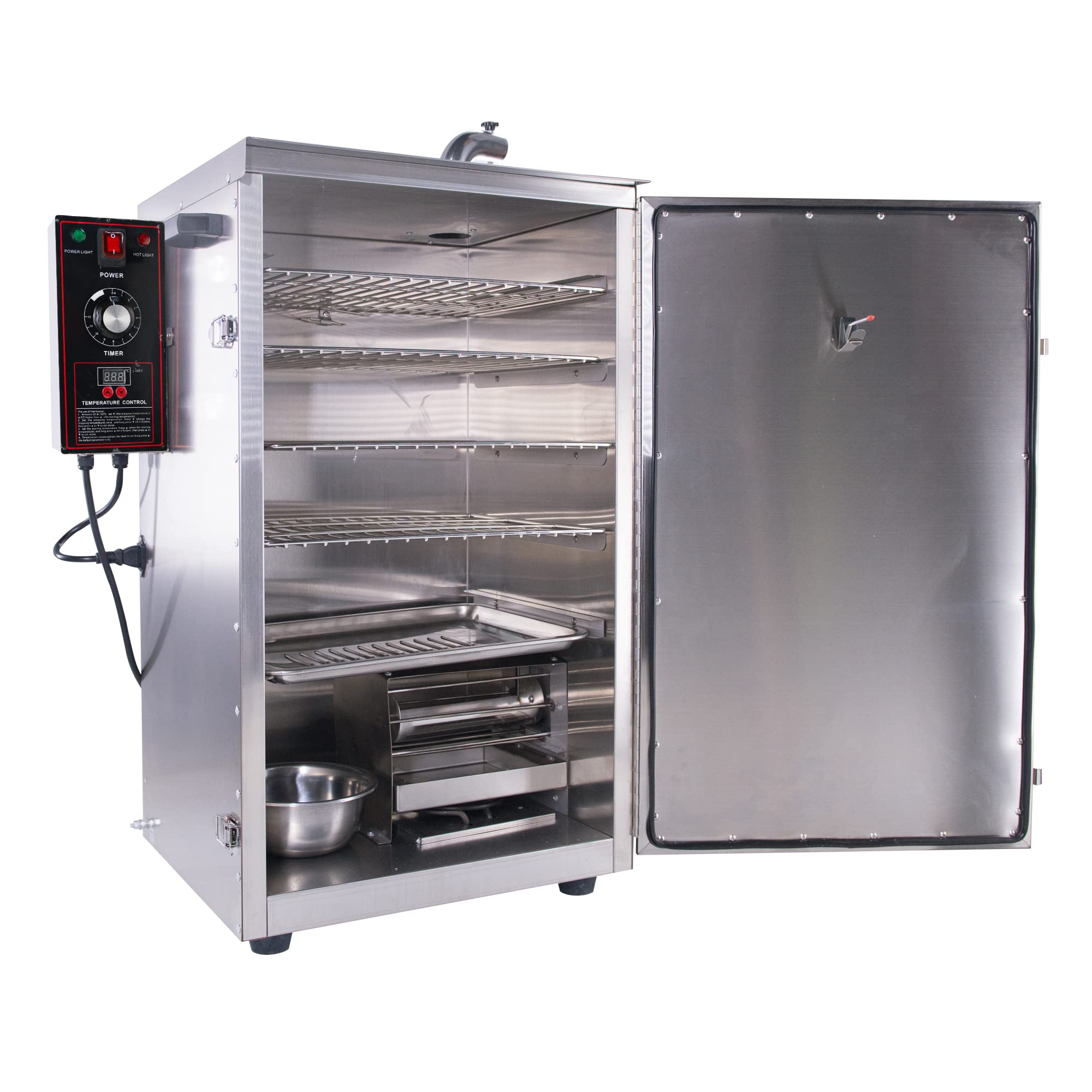 HAKKA Upgraded Commercial Vertical Electric Smoke oven for BBQ
