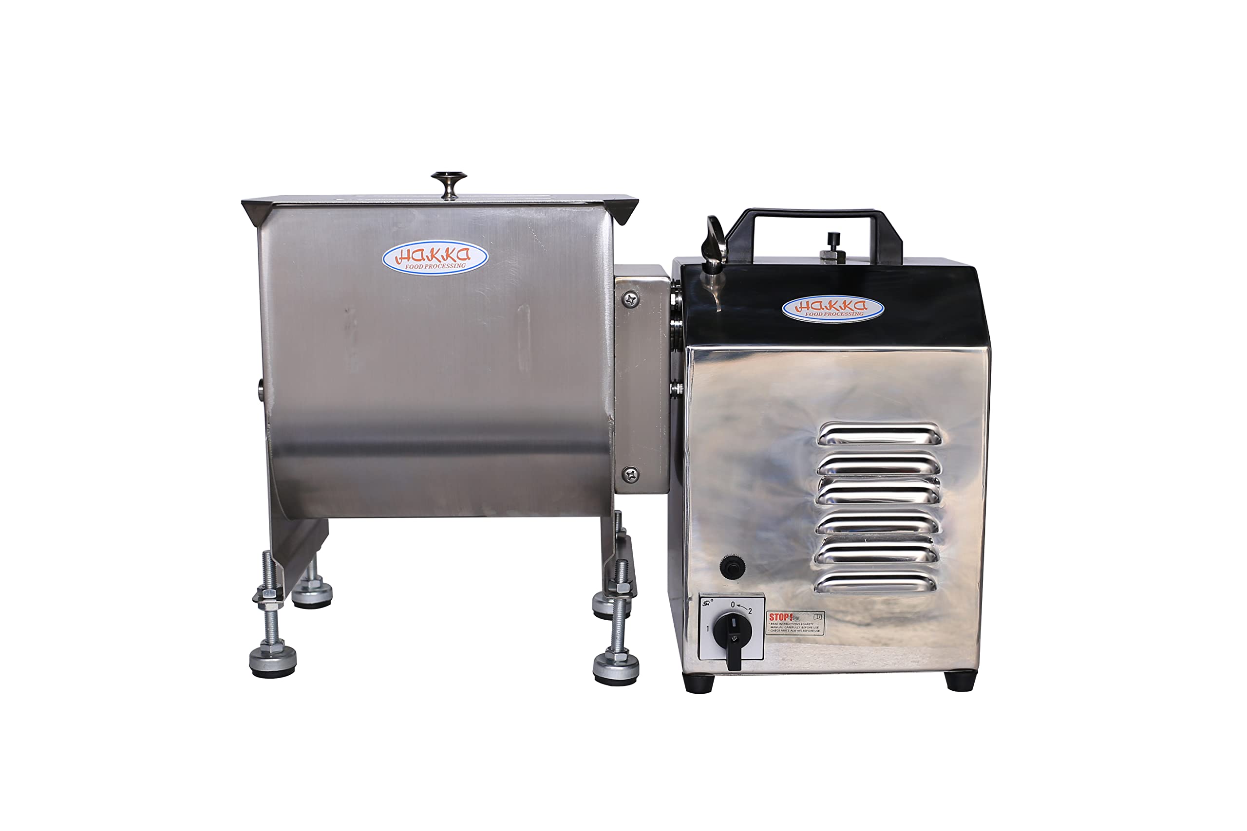 Hakka® Electric 10-Pound capacity Tank Stainless Steel Manual Meat Mixer  (Mixing Maximum 15-Pound for Meat)
