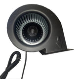 Hakka Centrifugal Blower, Rectangular Shaded Pole Specialty Blower with Flange, 500 CFM, 3300 RPM, 110V/60Hz, 1.5 amps