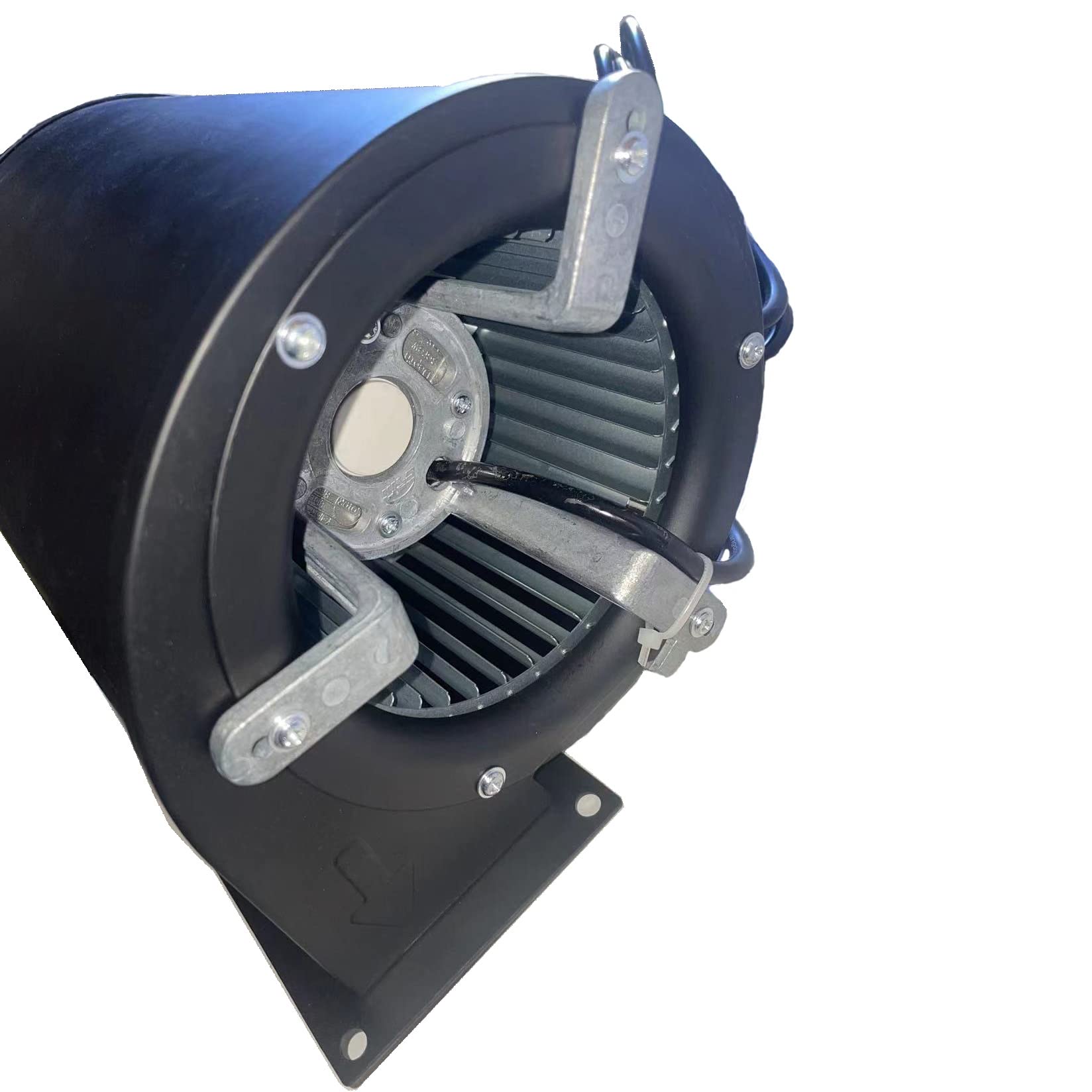 Hakka Centrifugal Blower, Rectangular Shaded Pole Specialty Blower with Flange, 500 CFM, 3300 RPM, 110V/60Hz, 1.5 amps