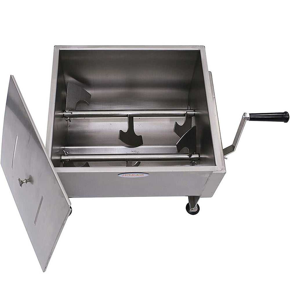 Hakka 40 L S/S Meat Mixer, Single Shaft, Fixing Tank, Handy Use and Electric Use (with TC12 Body)